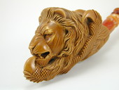 SMS Meerschaums - Rear Claw w/ Lion by Tekin