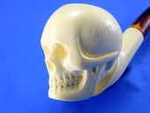 SMS Meerschaums - Private Collection - Skull by Artist Ismail