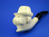 SMS Meerschaums - English Bulldog/Hat by Salim (003)
