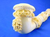 SMS Meerschaums - Calabash Deluxe Decorated by S. Yanik - 01