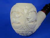 SMS Meerschaums - Lions & Stag Motif by Sevket
